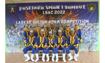 PASKIBRA MATSABA RAIH JUARA PADA LOMBA LKPBB 2022